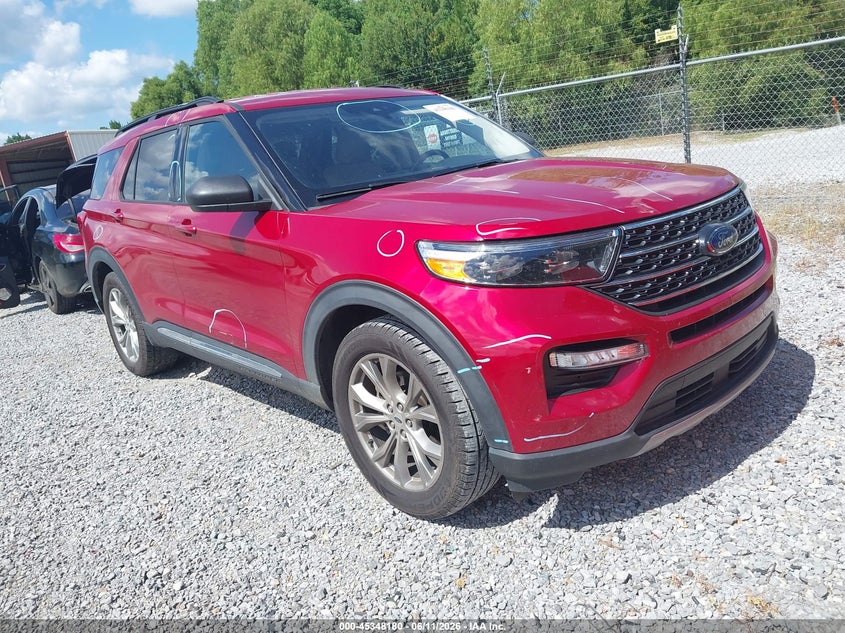 2020 Ford Explorer VIN 1FMSK7DH7LGD13078 IAAI salvage auction — ROOF, Salvage (Mississippi), sold $4,300 on 2026-07-09 (photo 1)