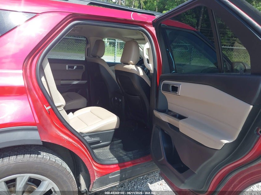 2020 Ford Explorer VIN 1FMSK7DH7LGD13078 IAAI salvage auction — ROOF, Salvage (Mississippi), sold $4,300 on 2026-07-09 (photo 8)
