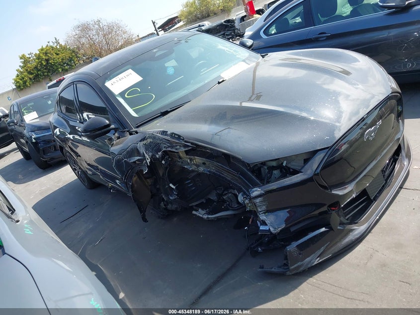 2025 Ford Mustang mach-e VIN 3FMTK3R7XSMA38582 IAAI salvage auction — RIGHT SIDE, Salvage Title, sold $8,050 on 2026-07-22 (photo 1)