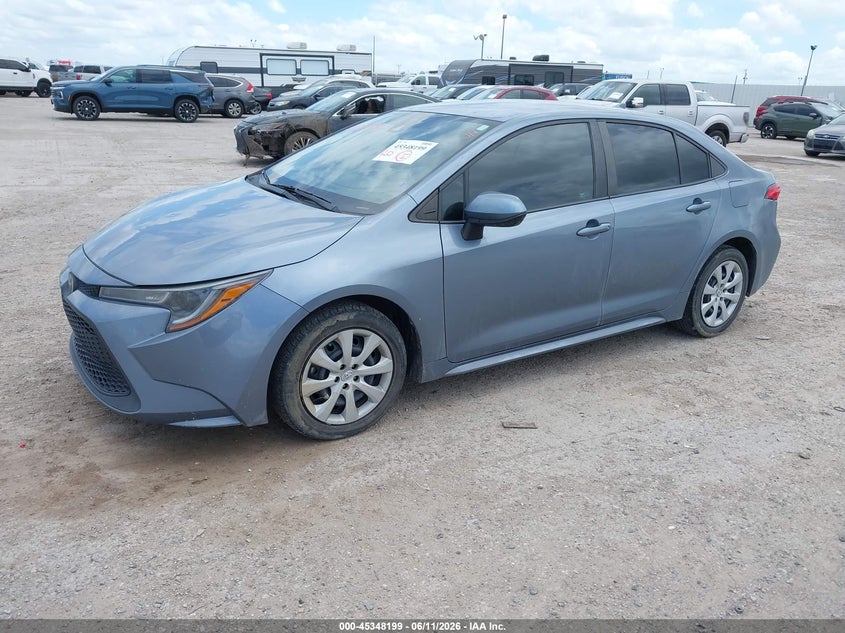2021 Toyota Corolla VIN 5YFEPMAE2MP199096 IAAI salvage auction — HAIL, Original (Texas), sold $5,200 on 2026-07-29 (photo 2)