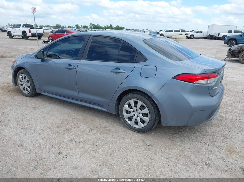 2021 Toyota Corolla VIN 5YFEPMAE2MP199096 IAAI salvage auction — HAIL, Original (Texas), sold $5,200 on 2026-07-29 (photo 3)