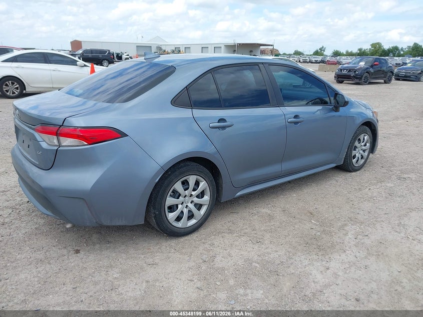 2021 Toyota Corolla VIN 5YFEPMAE2MP199096 IAAI salvage auction — HAIL, Original (Texas), sold $5,200 on 2026-07-29 (photo 4)