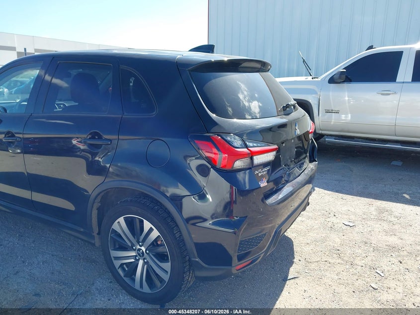 2020 Mitsubishi Outlander VIN JA4AR3AU0LU004621 IAAI salvage auction — REAR END, Salvage Title, sold $2,500 on 2026-08-02 (photo 6)