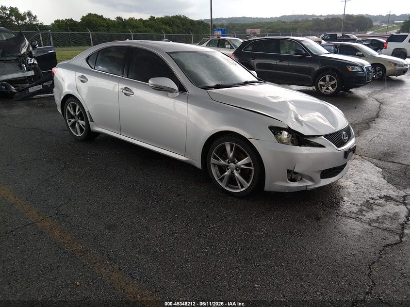2010 Lexus Is 250 VIN JTHBF5C25A5124382 IAAI salvage auction — FRONT END, Salvage (Missouri), sold $450 on 2026-07-30 (photo 1)