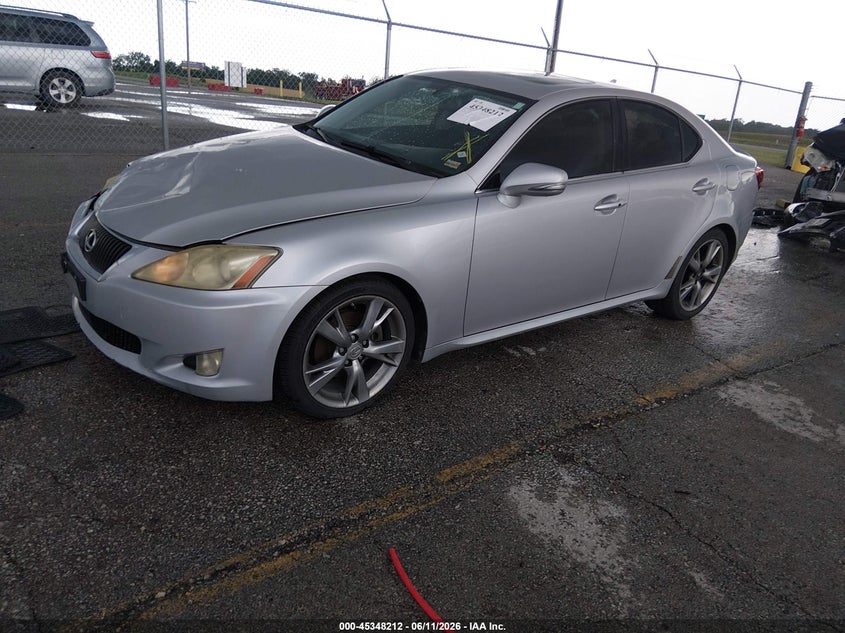 2010 Lexus Is 250 VIN JTHBF5C25A5124382 IAAI salvage auction — FRONT END, Salvage (Missouri), sold $450 on 2026-07-30 (photo 2)
