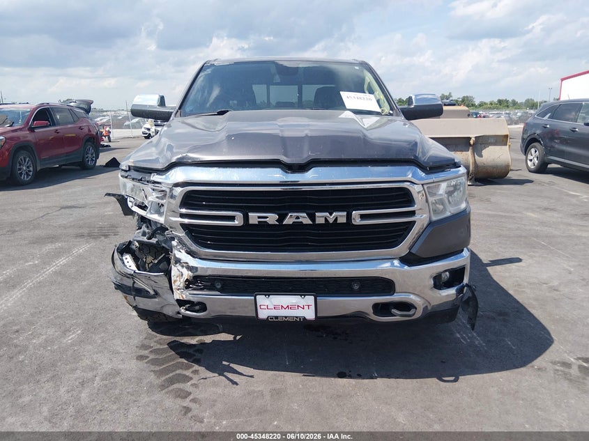 2019 Ram 1500 VIN 1C6SRFMTXKN614623 IAAI salvage auction — RIGHT FRONT, Salvage Title, sold $7,200 on 2026-09-08 (photo 6)