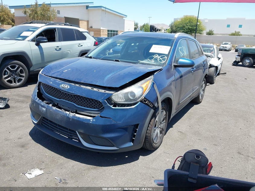 2018 Kia Niro VIN KNDCB3LC0J5157577 IAAI salvage auction — FRONT END, Salvage Title, sold $900 on 2026-07-31 (photo 2)