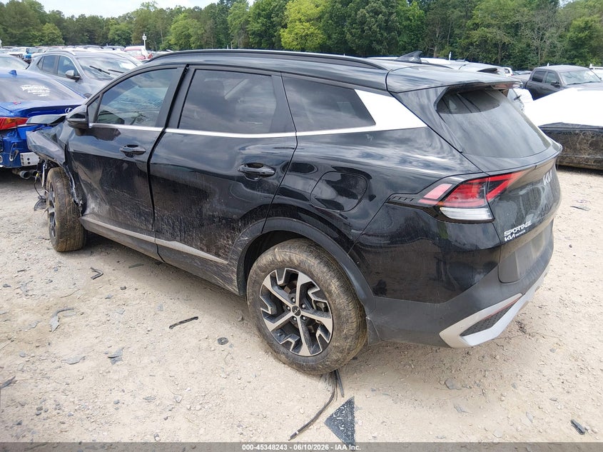 2025 Kia Sportage VIN 5XYK33DF9SG253783 IAAI salvage auction — FRONT END, Salvage Title, sold $6,400 on 2026-07-23 (photo 3)