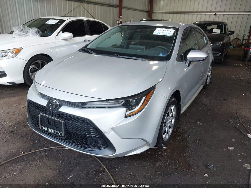 2021 Toyota Corolla VIN 5YFEPMAE4MP198645 IAAI salvage auction — REAR END, Salvage Title, sold $4,700 on 2026-07-23 (photo 2)