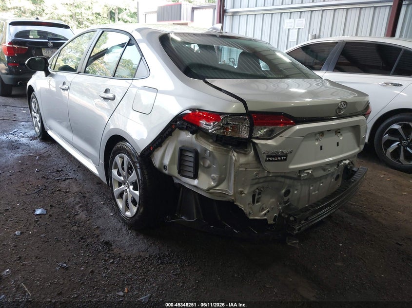 2021 Toyota Corolla VIN 5YFEPMAE4MP198645 IAAI salvage auction — REAR END, Salvage Title, sold $4,700 on 2026-07-23 (photo 3)