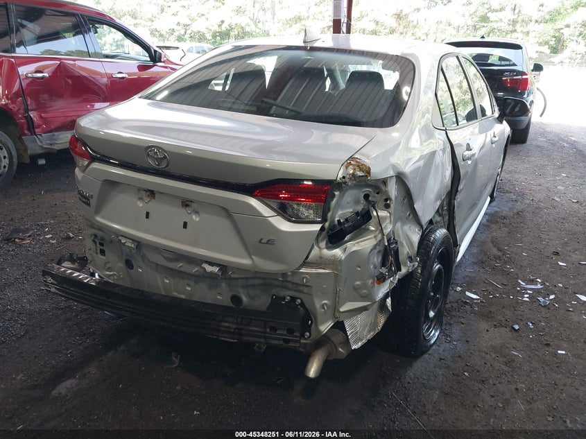 2021 Toyota Corolla VIN 5YFEPMAE4MP198645 IAAI salvage auction — REAR END, Salvage Title, sold $4,700 on 2026-07-23 (photo 4)