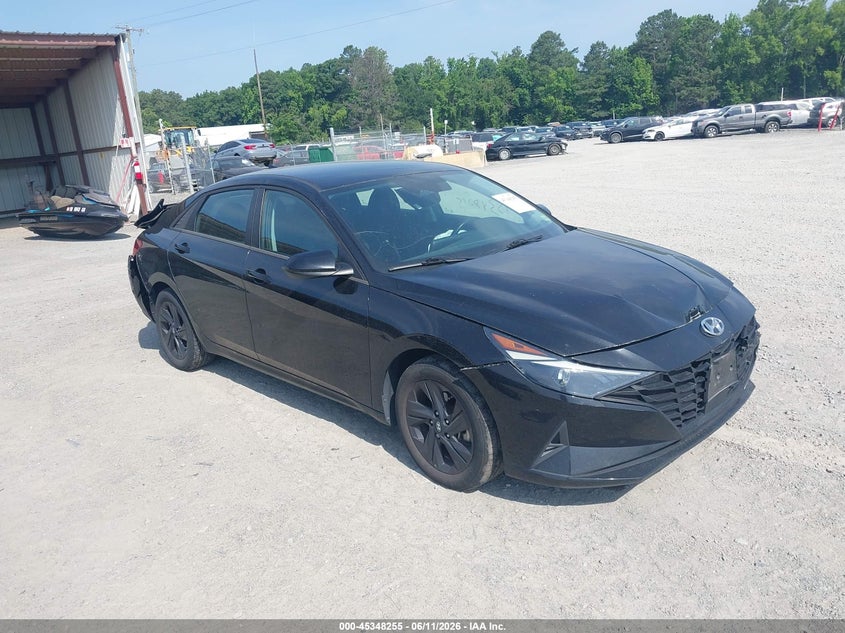 2022 Hyundai Elantra VIN 5NPLS4AG8NH059270 IAAI salvage auction — FRONT & REAR, Salvage (Virginia), sold $2,550 on 2026-07-31 (photo 1)