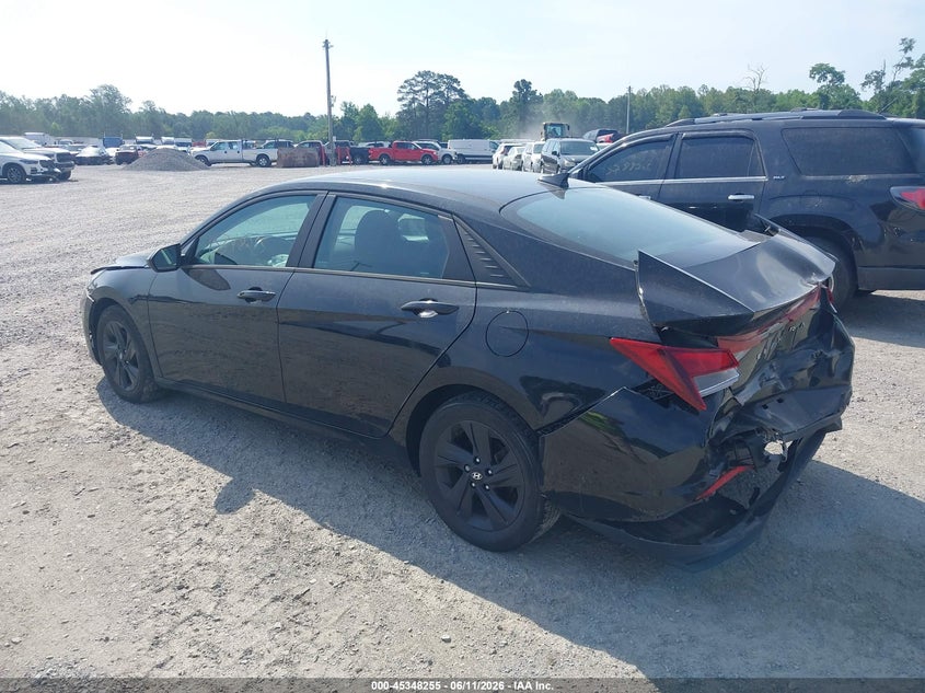 2022 Hyundai Elantra VIN 5NPLS4AG8NH059270 IAAI salvage auction — FRONT & REAR, Salvage (Virginia), sold $2,550 on 2026-07-31 (photo 3)