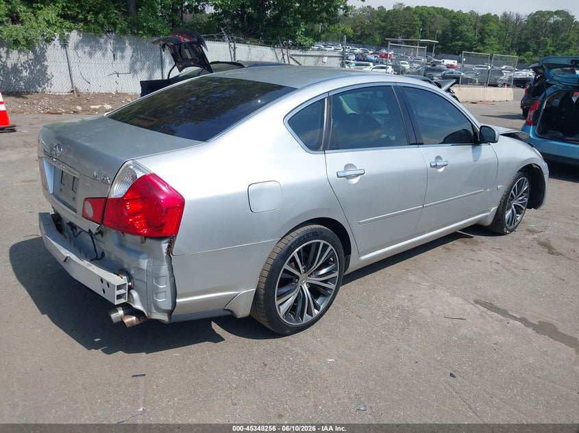 2006 Infiniti M35 VIN JNKAY01F36M251076 IAAI salvage auction — FRONT END, Salvage (North Carolina), sold $400 on 2026-07-10 (photo 4)