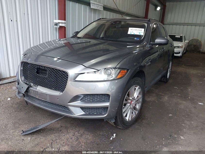 2019 Jaguar F-pace VIN SADCK2FX0KA352231 IAAI salvage auction — FRONT END, Salvage Title, sold $3,300 on 2026-07-23 (photo 2)