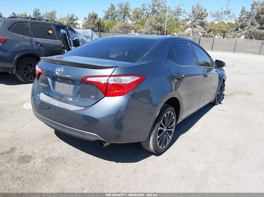 2015 Toyota Corolla VIN 5YFBURHE5FP354127 IAAI salvage auction — FRONT END, Salvage Title, sold $1,675 on 2026-07-20 (photo 4)