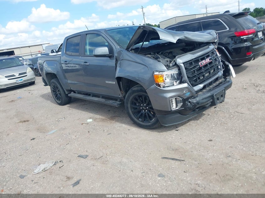 2022 Gmc Canyon VIN 1GTG5CEN6N1253850 IAAI salvage auction — FRONT END, Salvage (Texas), sold $7,200 on 2026-07-29 (photo 1)