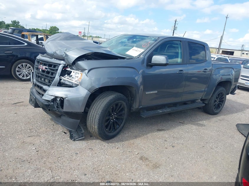 2022 Gmc Canyon VIN 1GTG5CEN6N1253850 IAAI salvage auction — FRONT END, Salvage (Texas), sold $7,200 on 2026-07-29 (photo 2)
