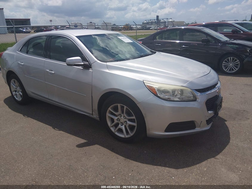 2015 Chevrolet Malibu VIN 1G11C5SLXFF295655 IAAI salvage auction — LEFT FRONT, Prior Salvage (Minnesota), sold $550 on 2026-07-23 (photo 1)