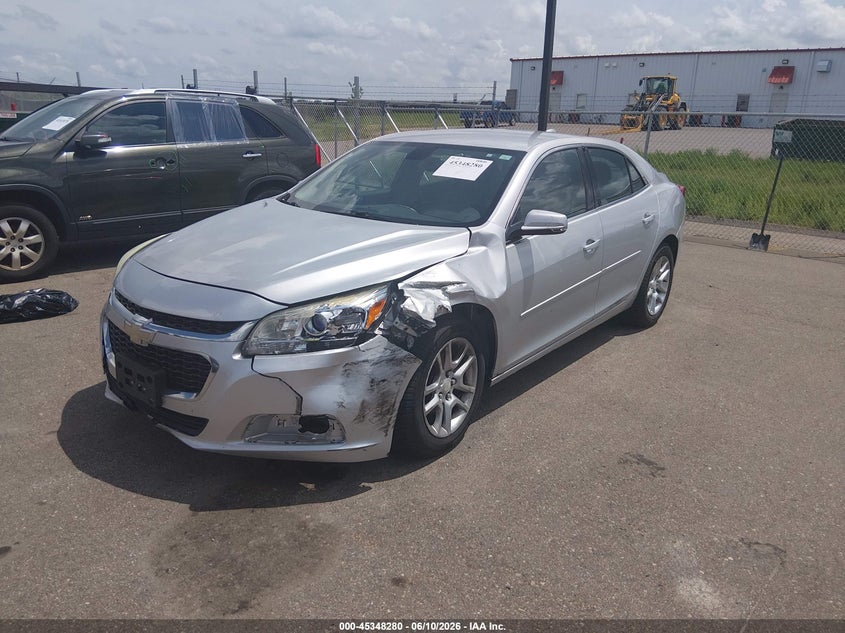 2015 Chevrolet Malibu VIN 1G11C5SLXFF295655 IAAI salvage auction — LEFT FRONT, Prior Salvage (Minnesota), sold $550 on 2026-07-23 (photo 2)