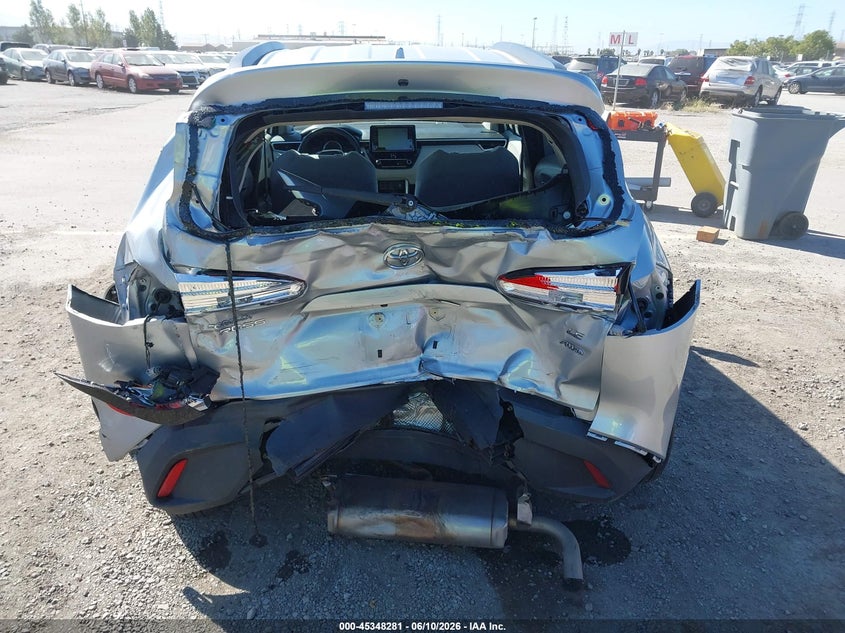 2022 Toyota Corolla cross VIN 7MUCAABG0NV004991 IAAI salvage auction — REAR END, Salvage (California), sold $2,150 on 2026-07-29 (photo 6)