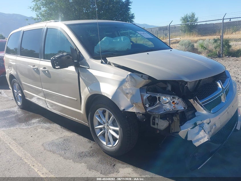 2014 Dodge Caravan VIN 2C4RDGCG1ER154923 IAAI salvage auction — FRONT END, Salvage (Idaho), sold $1,750 on 2026-07-09 (photo 1)