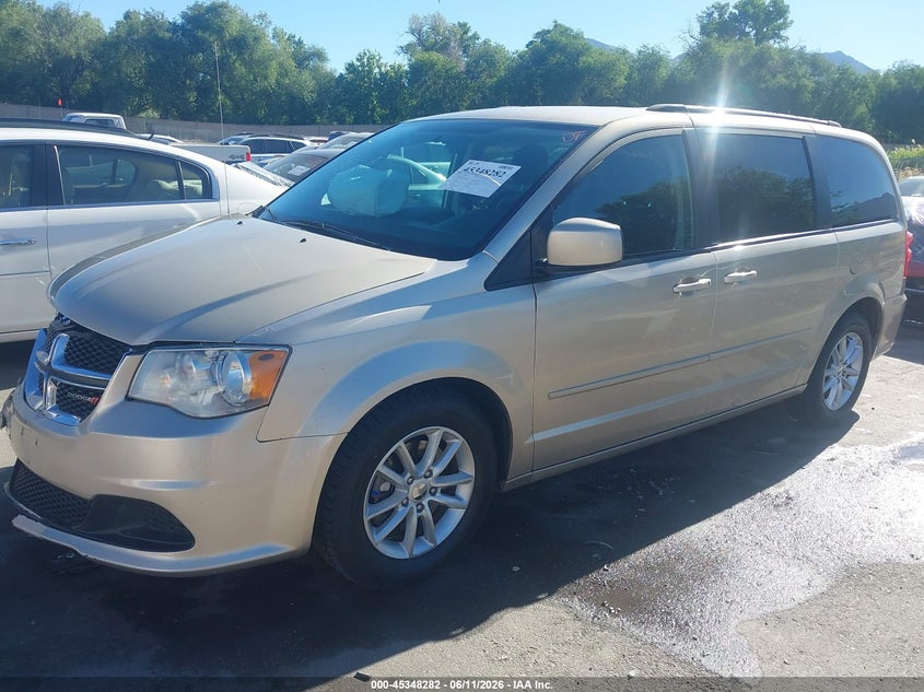 2014 Dodge Caravan VIN 2C4RDGCG1ER154923 IAAI salvage auction — FRONT END, Salvage (Idaho), sold $1,750 on 2026-07-09 (photo 2)