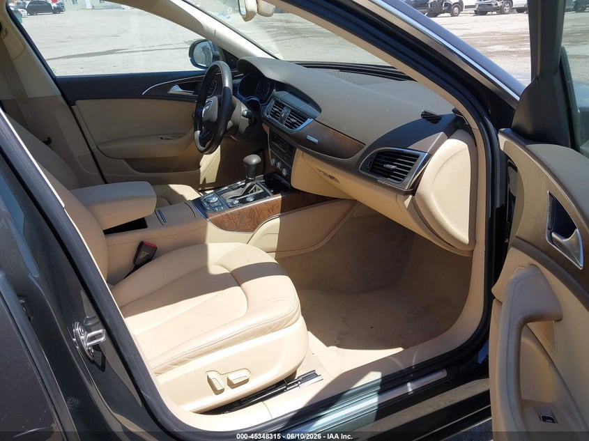 2012 Audi A6 VIN WAUGGAFC1CN097604 IAAI salvage auction — MECHANICAL, Clear - Dealer Only (California), sold $1,600 on 2026-07-15 (photo 5)