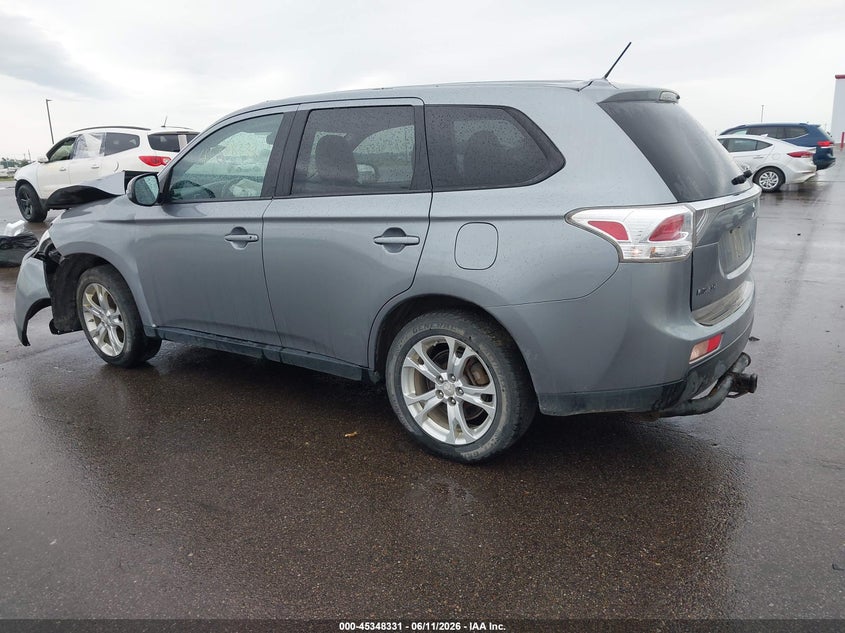 2014 Mitsubishi Outlander VIN JA4AZ3A39EZ005330 IAAI salvage auction — FRONT END, Prior Salvage (Minnesota), sold $300 on 2026-07-29 (photo 3)