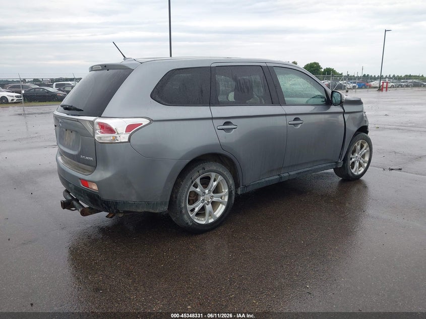 2014 Mitsubishi Outlander VIN JA4AZ3A39EZ005330 IAAI salvage auction — FRONT END, Prior Salvage (Minnesota), sold $300 on 2026-07-29 (photo 4)