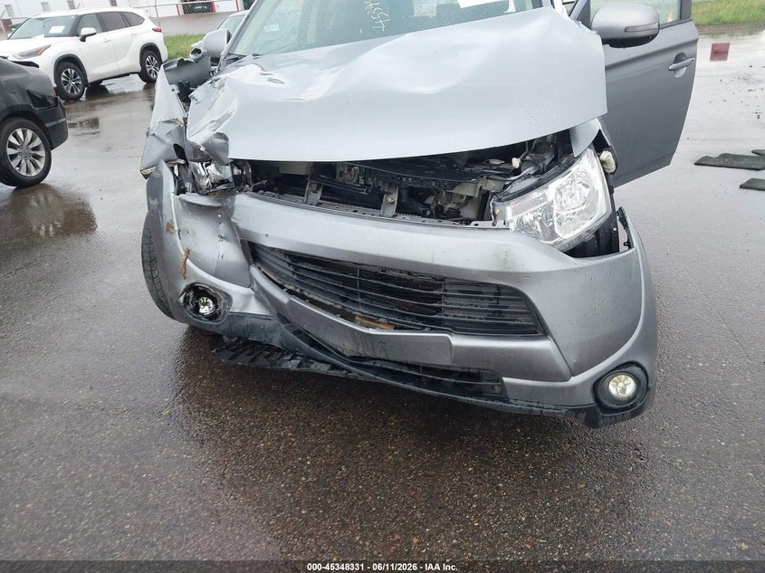 2014 Mitsubishi Outlander VIN JA4AZ3A39EZ005330 IAAI salvage auction — FRONT END, Prior Salvage (Minnesota), sold $300 on 2026-07-29 (photo 6)