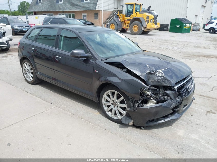 2012 Audi A3 VIN WAUKJAFM6CA077134 IAAI salvage auction — FRONT END, Salvage (Illinois), sold $450 on 2026-07-28 (photo 1)