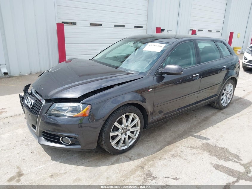 2012 Audi A3 VIN WAUKJAFM6CA077134 IAAI salvage auction — FRONT END, Salvage (Illinois), sold $450 on 2026-07-28 (photo 2)