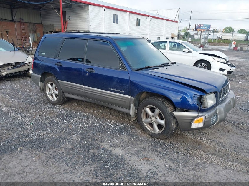 2002 Subaru Forester VIN JF1SF65522G711892 IAAI salvage auction — THEFT, Salvage (North Carolina), sold $400 on 2026-07-17 (photo 1)