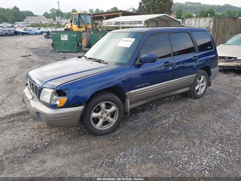 2002 Subaru Forester VIN JF1SF65522G711892 IAAI salvage auction — THEFT, Salvage (North Carolina), sold $400 on 2026-07-17 (photo 2)