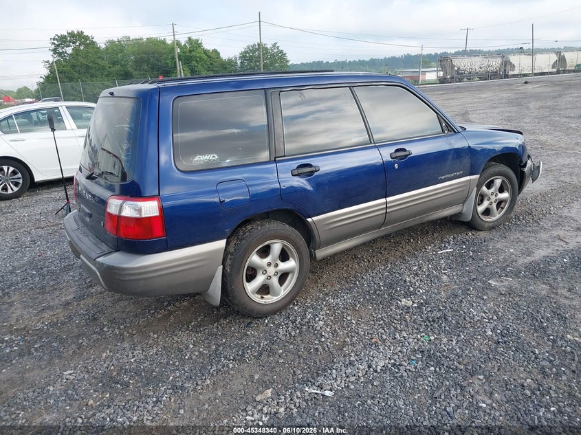 2002 Subaru Forester VIN JF1SF65522G711892 IAAI salvage auction — THEFT, Salvage (North Carolina), sold $400 on 2026-07-17 (photo 4)