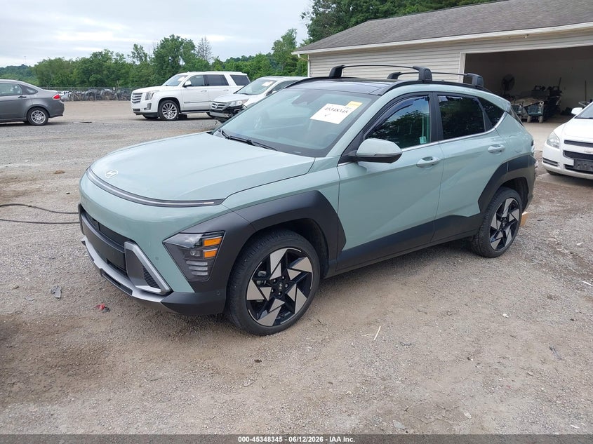 2025 Hyundai Kona VIN KM8HECA3XSU209865 IAAI salvage auction — HAIL, Salvage (Ohio), sold $10,100 on 2026-07-08 (photo 2)