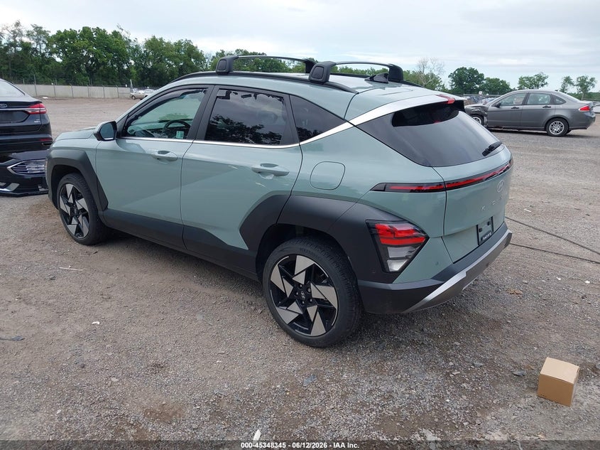 2025 Hyundai Kona VIN KM8HECA3XSU209865 IAAI salvage auction — HAIL, Salvage (Ohio), sold $10,100 on 2026-07-08 (photo 3)