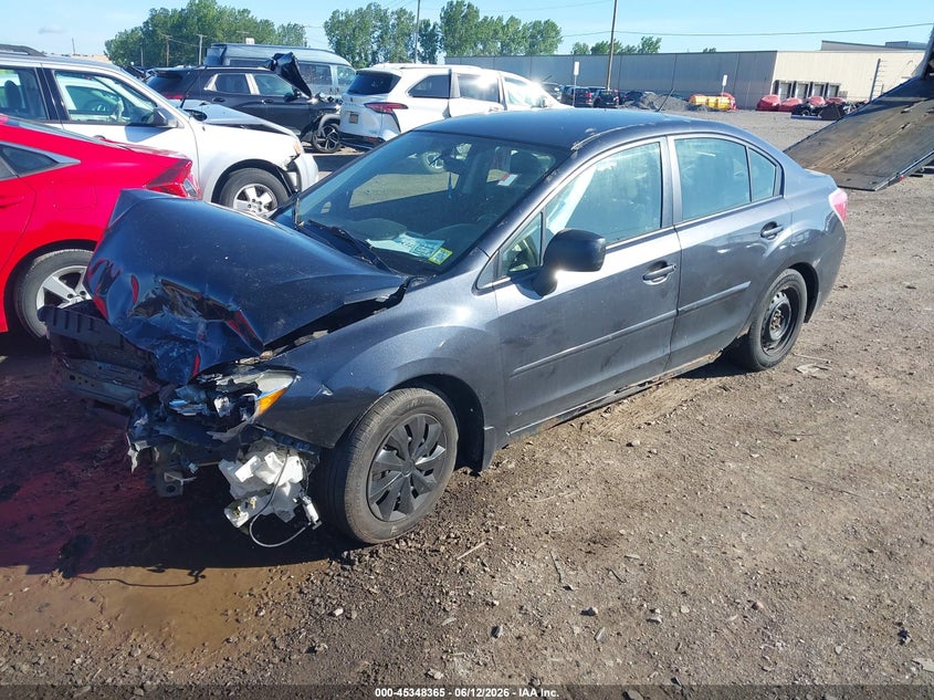 2014 Subaru Impreza VIN JF1GJAA65EH021865 IAAI salvage auction — FRONT END, Salvage Title, sold $250 on 2026-07-15 (photo 2)