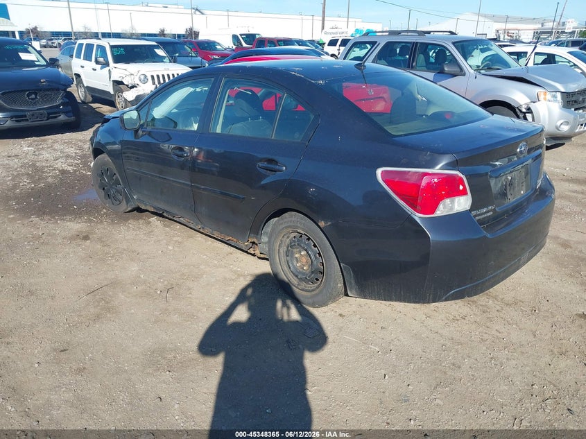 2014 Subaru Impreza VIN JF1GJAA65EH021865 IAAI salvage auction — FRONT END, Salvage Title, sold $250 on 2026-07-15 (photo 3)