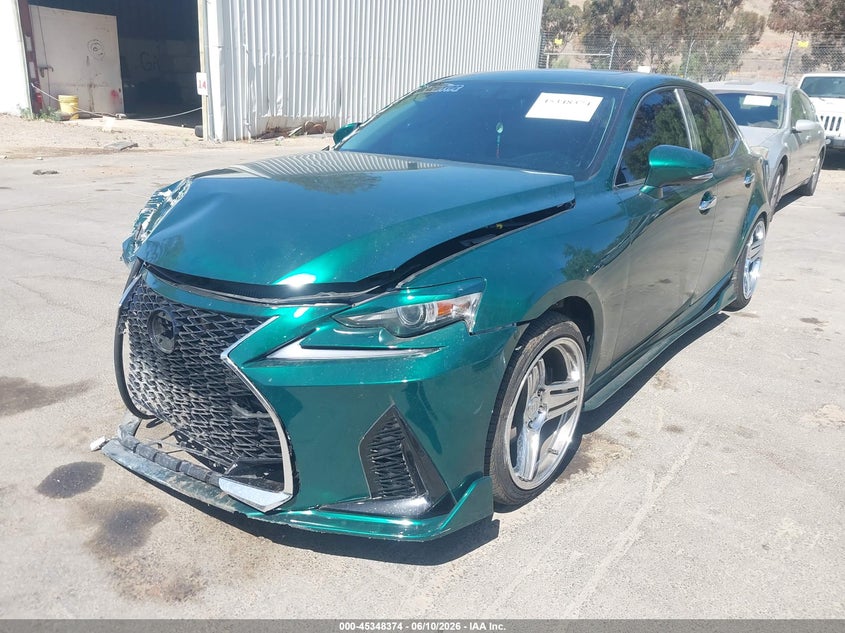 2014 Lexus Is VIN JTHBF1D2XE5037901 IAAI salvage auction — LEFT FRONT, Salvage (California), sold $1,100 on 2026-07-20 (photo 2)