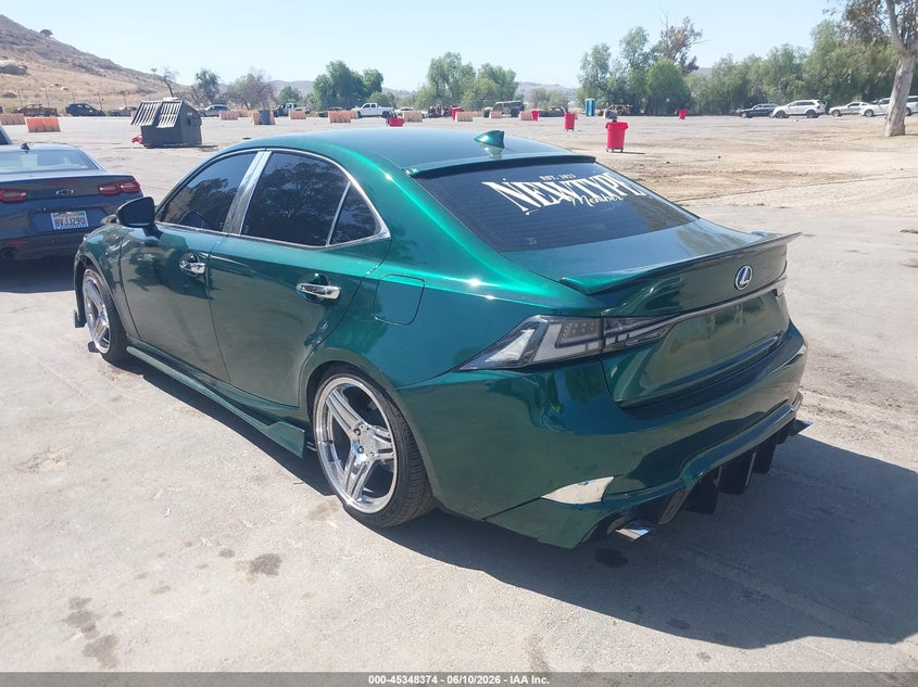 2014 Lexus Is VIN JTHBF1D2XE5037901 IAAI salvage auction — LEFT FRONT, Salvage (California), sold $1,100 on 2026-07-20 (photo 3)