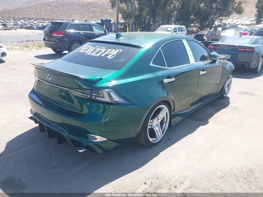2014 Lexus Is VIN JTHBF1D2XE5037901 IAAI salvage auction — LEFT FRONT, Salvage (California), sold $1,100 on 2026-07-20 (photo 4)