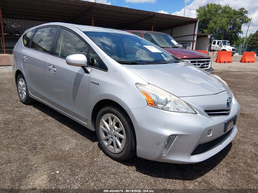 2012 Toyota Prius v VIN JTDZN3EU6C3117168 IAAI salvage auction — NORMAL WEAR, Original (Ohio), sold $1,650 on 2026-07-15 (photo 1)