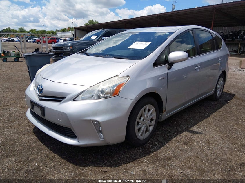 2012 Toyota Prius v VIN JTDZN3EU6C3117168 IAAI salvage auction — NORMAL WEAR, Original (Ohio), sold $1,650 on 2026-07-15 (photo 2)