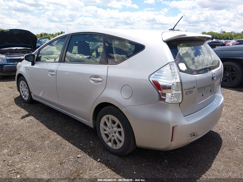 2012 Toyota Prius v VIN JTDZN3EU6C3117168 IAAI salvage auction — NORMAL WEAR, Original (Ohio), sold $1,650 on 2026-07-15 (photo 3)