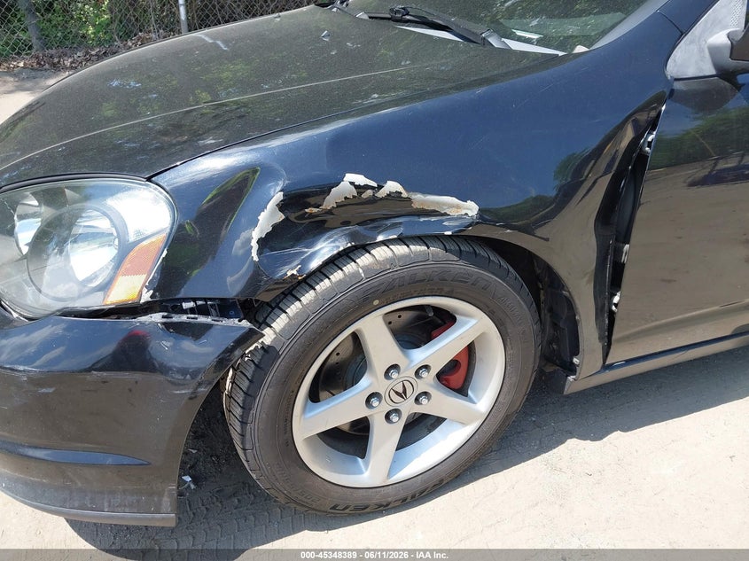 2002 Acura Rsx VIN JH4DC53882C011609 IAAI salvage auction — LEFT SIDE, Salvage (Rhode Island), sold $200 on 2026-07-14 (photo 6)