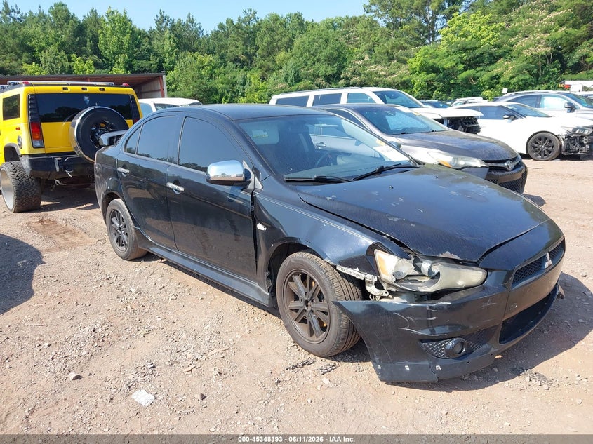 2011 Mitsubishi Lancer VIN JA32U8FW9BU044774 IAAI salvage auction — FRONT END, Salvage (Alabama), sold $25 on 2026-07-08 (photo 1)