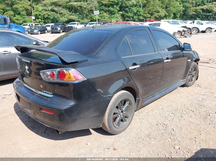 2011 Mitsubishi Lancer VIN JA32U8FW9BU044774 IAAI salvage auction — FRONT END, Salvage (Alabama), sold $25 on 2026-07-08 (photo 4)