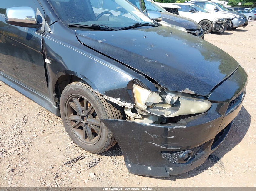 2011 Mitsubishi Lancer VIN JA32U8FW9BU044774 IAAI salvage auction — FRONT END, Salvage (Alabama), sold $25 on 2026-07-08 (photo 6)